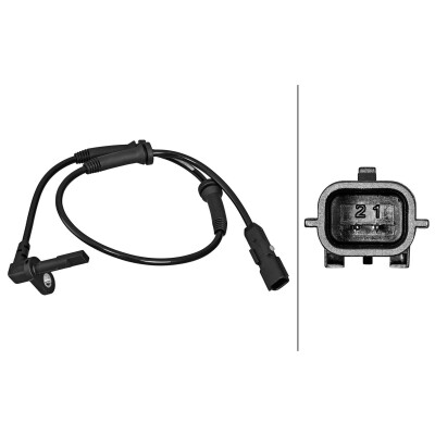 Sensore, velocità ruota HELLA 6PU 358 217-091