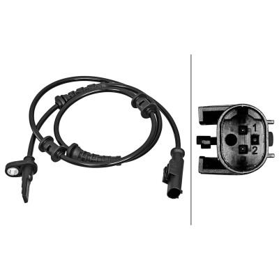 Sensore, velocità ruota HELLA 6PU 358 217-261