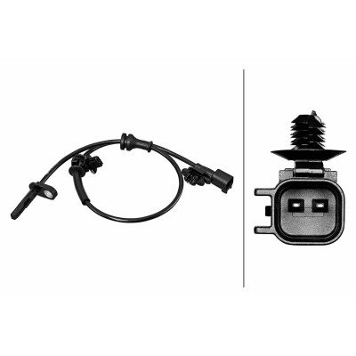Sensore, velocità ruota HELLA 6PU 358 218-391