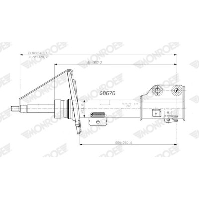 Ammortizzatore MONROE G8676