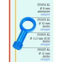 Banjo DRITTO. D.10 Alluminio blu