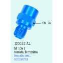 RIDUZIONE MF 10X1 alluminio Blu