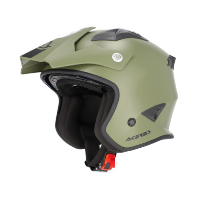 CASCO JET ARIA 2206 Verde Militare Taglia 2XL