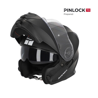 Casco Serel 2206 Nero Giallo Fluo XS