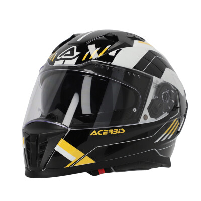CASCO X-WAY GRAPHIC NERO GIALLO XS