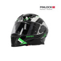 CASCO X-WAY GRAPHIC NERO VERDE XS