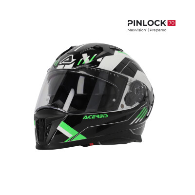 CASCO X-WAY GRAPHIC NERO VERDE XL