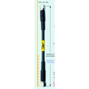 TUBO CARBOTEC 425 MM. CON 2 B15073 NERO