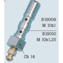 VITE DOPPIA SPURGO 10X1,25 ZINCO