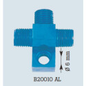 DISTRIBUTORE ALLUMINIO BLU MMM 10x1