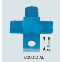 DISTRIBUTORE MMM 10x1 ALLUMINIO ROSSO