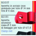 MORSETTO IN ALLUMINIO ROSSO