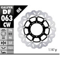 Disco flottante completo GALFER Wave (alluminio) 296x DF063CW