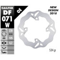 Disco fisso GALFER Wave 220x4mm DF071W