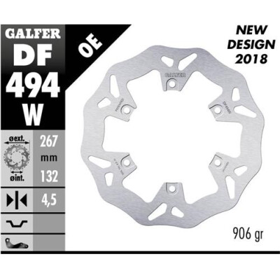 Disco fisso GALFER Wave 267x4,5mm DF494W