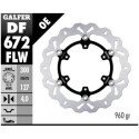 Disco flottante GALFER Wave (acciaio inossidabile) 300x4mm