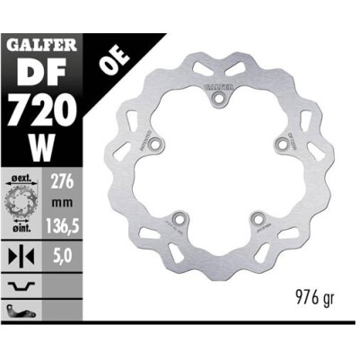 Disco fisso GALFER Wave 276x5mm