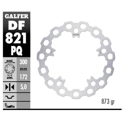 GALFER Pista freno Cubiq Disco 300x5mm