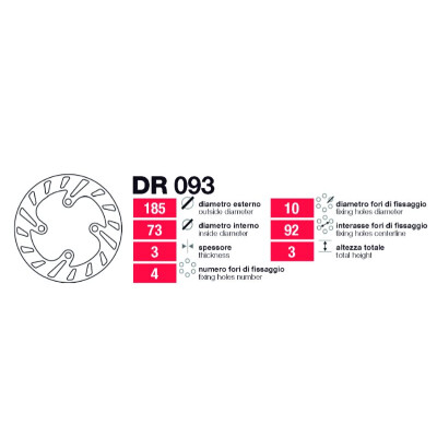 Dischi freno anteriori Betamotor Vari - DR093