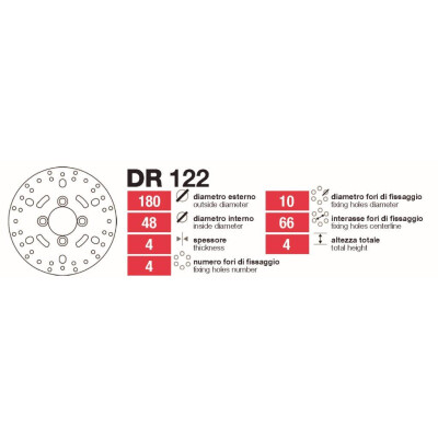 Dischi freno Yamaha BW-Spy Delt - DR122
