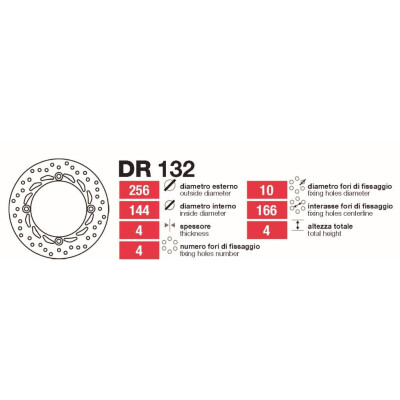 Dischi freno anteriori Honda Transalp 08-Dr132