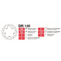 Dischi freno Yamaha Tzr50-Tuono Delt - DR148