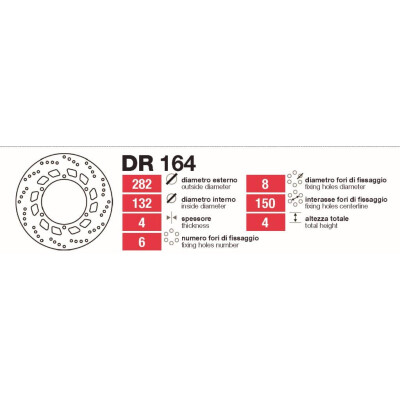 Dischi freno anteriori Yamaha Tenere-Virago - DR164