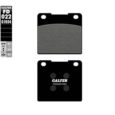 Pastiglie semi metalliche GALFER FD022G1054