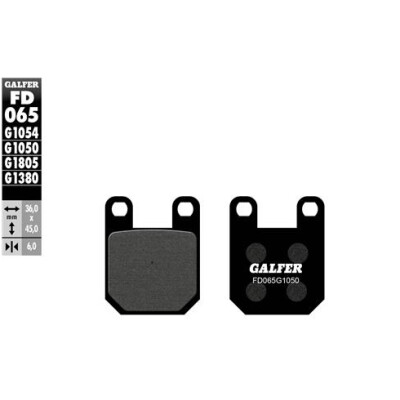 Pastiglie semi metalliche GALFER FD065G1054