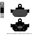 Pastiglie semi metalliche GALFER FD070G1054