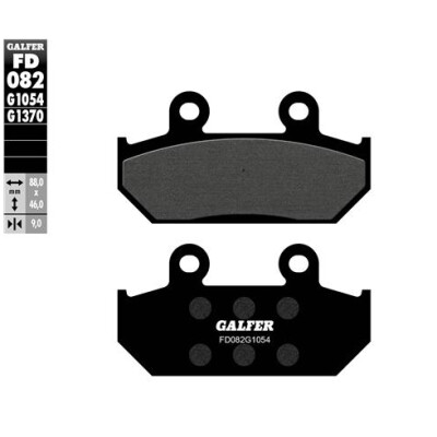 Pastiglie semi metalliche GALFER FD082G1054