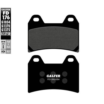 Pastiglie racing sinterizzate GALFER FD176G1310
