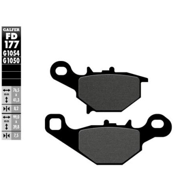 Pastiglie semi metalliche GALFER FD177G1054