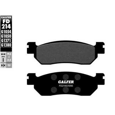 Pastiglie semi metalliche GALFER FD214G1054