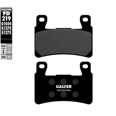 Pastiglie semi metalliche GALFER FD219G1054