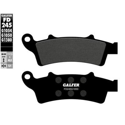 Pastiglie semi metalliche GALFER FD245G1054