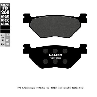 Pastiglie per scooter GALFER FD260G1380