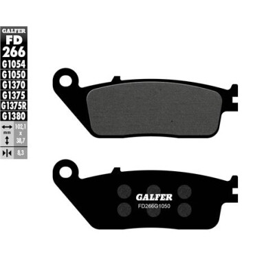 Pastiglie semi metalliche GALFER FD266G1054