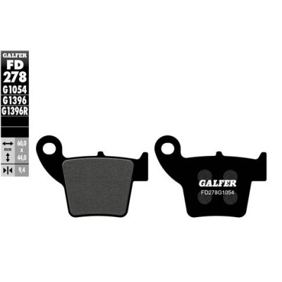 Pastiglie semi metalliche GALFER FD278G1054