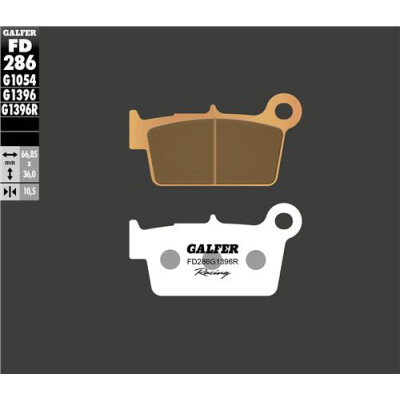 Pastiglie sinterizzate fuoristrada GALFER FD286G1396R