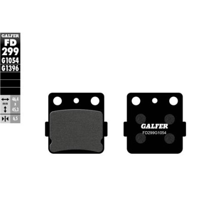 Pastiglie semi metalliche GALFER FD299G1054