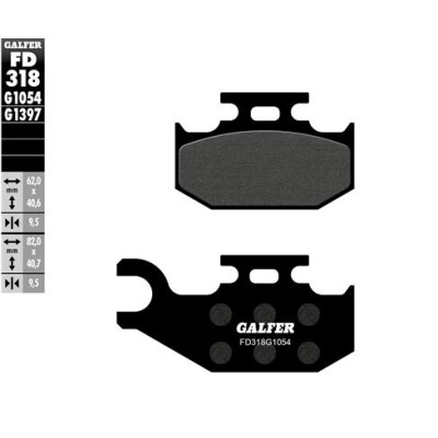 Pickup in metallo GALFER Semi FD318G1054