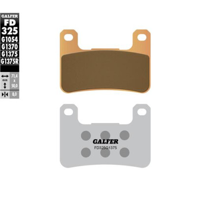 Pastiglie sportive sinterizzate GALFER FD325G1375