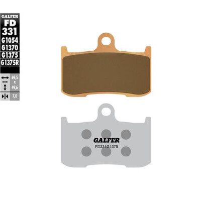 Pastiglie sportive sinterizzate GALFER FD331G1375