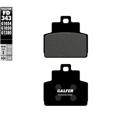 Pastiglie per scooter GALFER FD343G1050