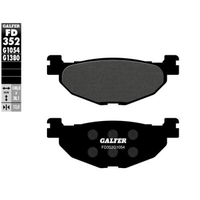 Pastiglie semi metalliche GALFER FD352G1054