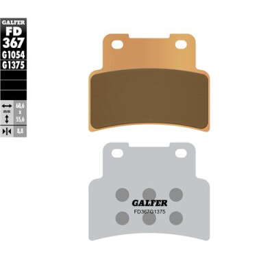 Pastiglie sportive sinterizzate GALFER FD367G1375