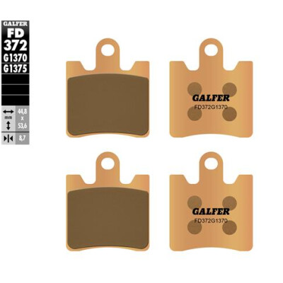 Pastiglie Sinter Street GALFER FD372G1370
