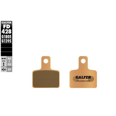 Pastiglie superiori di prova GALFER FD428G1805