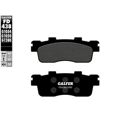 Pastiglie semi metalliche GALFER FD438G1054
